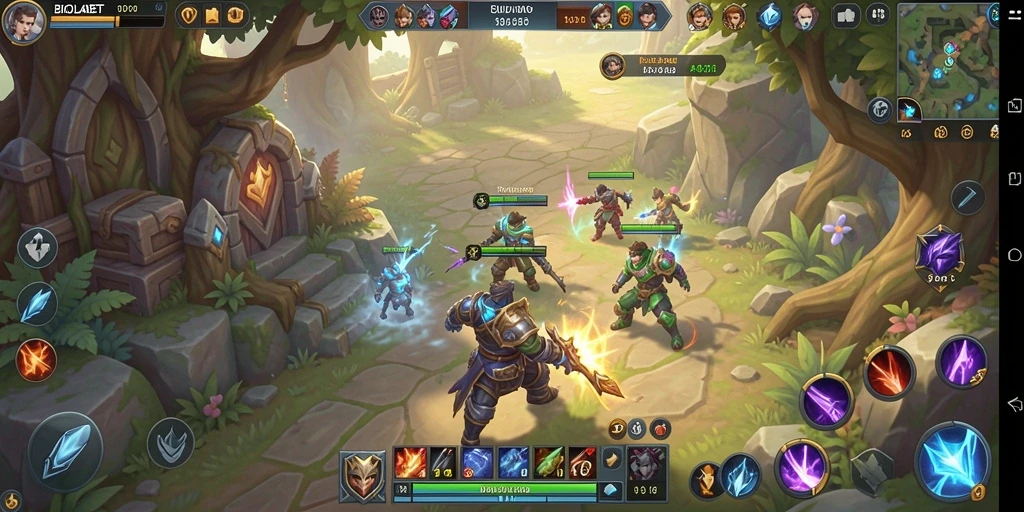 Tampilan seru gameplay ARPG penuh aksi BIOLABET.