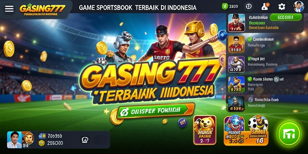 Screenshot gameplay GASING777 menampilkan fitur taruhan olahraga yang seru.