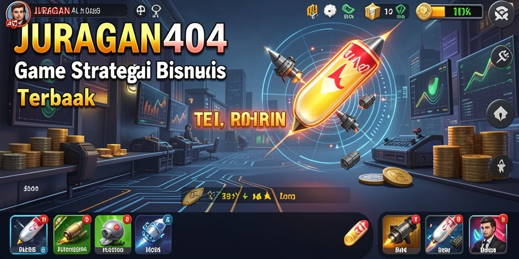 Tampilan gameplay JURAGAN404 yang menarik dan strategis.
