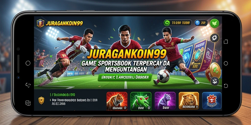 Screenshot JURAGANKOIN99 menampilkan antarmuka taruhan olahraga yang menarik.