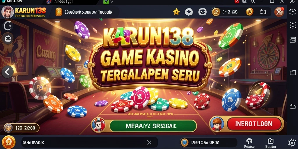 Tampilan gameplay menarik dari KARUN138 saat bermain kasino.