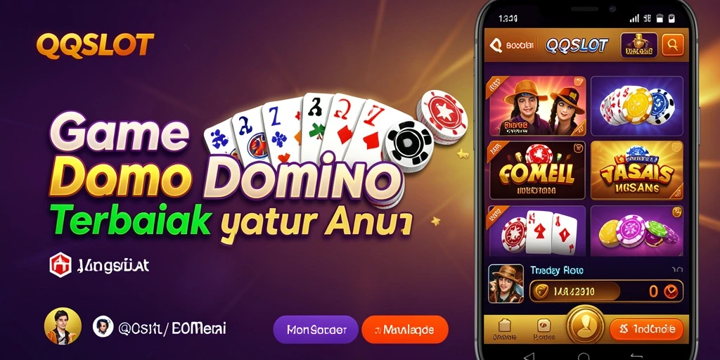 Gameplay seru QQSLOT dengan teman-teman dalam permainan Domino.