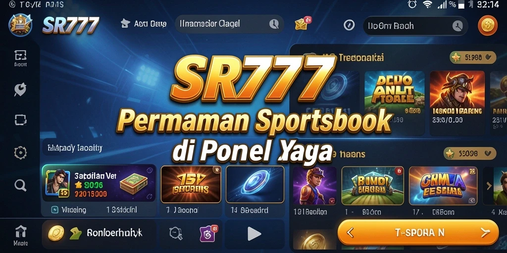 Tampilan gameplay SR777 yang menarik dan interaktif dalam taruhan Sportsbook.
