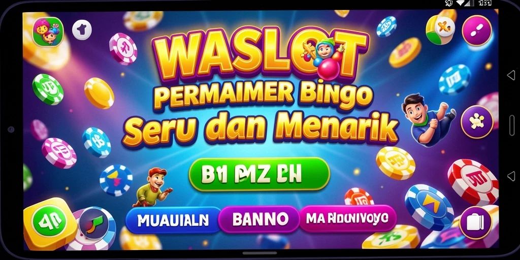 Tangkapan layar utama WASLOT menampilkan gameplay Bingo yang seru dan interaktif.